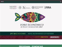 Tablet Screenshot of foroeconomico.conapesca.gob.mx