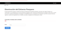 Desktop Screenshot of pervec.conapesca.gob.mx
